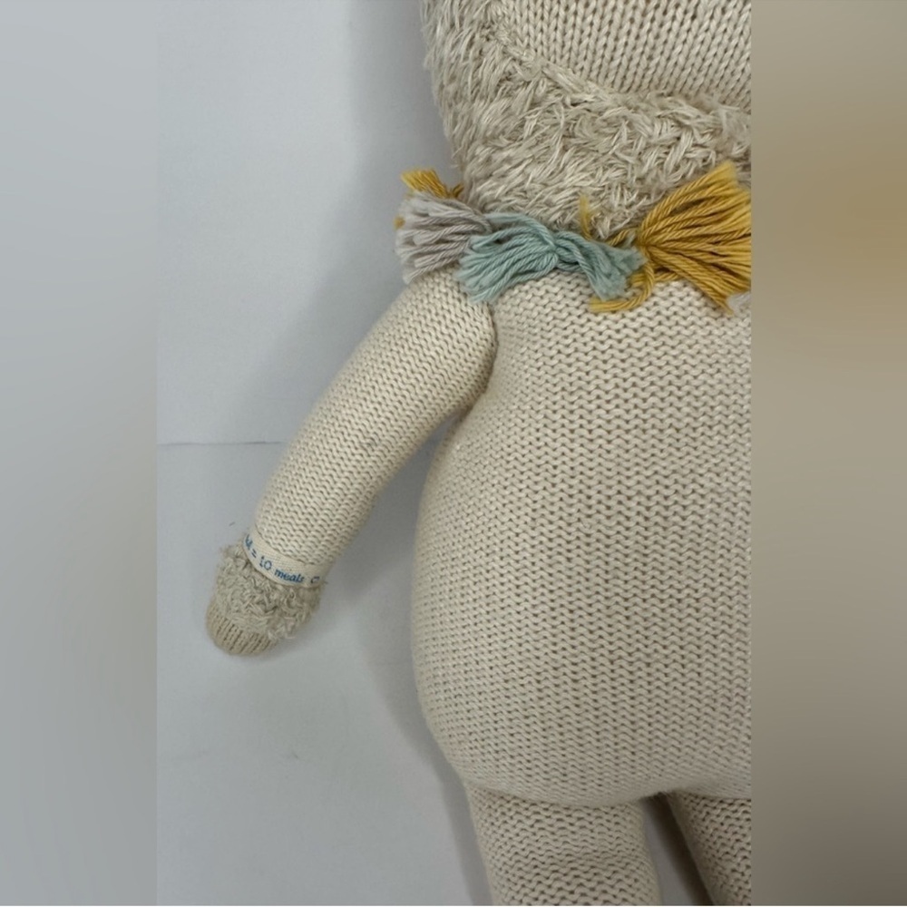Cuddle + Kind Llama Knitted Doll Plush Plushie 20” Made in Peru - Picture 5 of 10